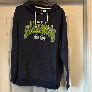 Team Apparel Navy and Green Seahawks Hoodie
